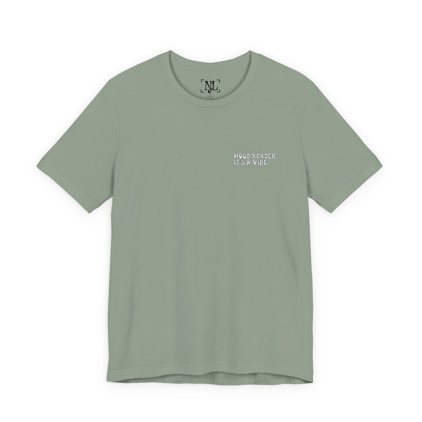 "Mood Readers. It's a Vibe." - Embroidered Literary Tee (White Text)