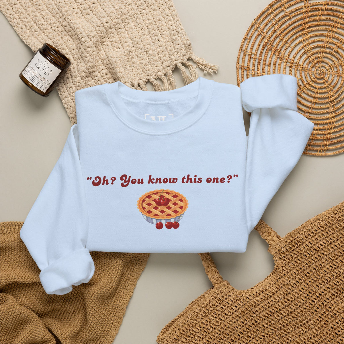 Oh? You know this one? Cherry Pie - Hockey Romance Inspired Sweatshirt
