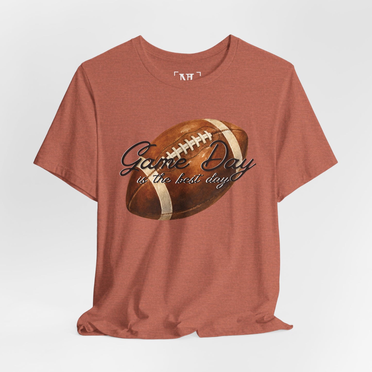 Game Day Football Tee — "Game Day is the best day" Vintage Football Shirt