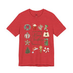 Vintage Merry Christmas - Short Sleeve Tee