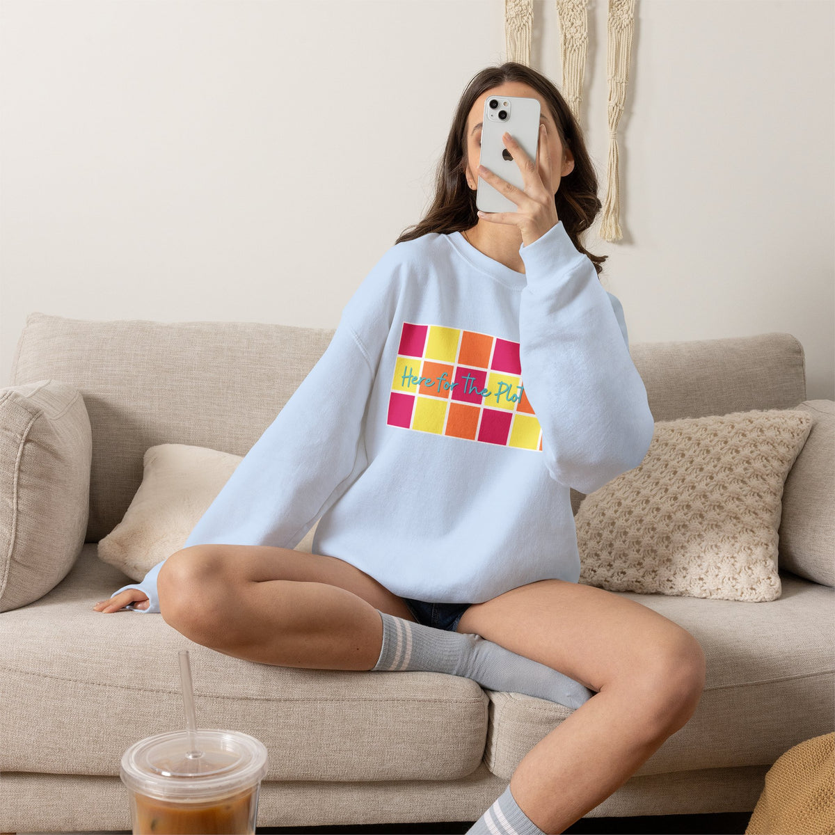 Here for the Plot Twist - Bookish Villa Inspired Sweatshirt