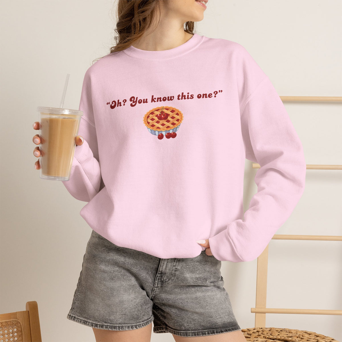 Oh? You know this one? Cherry Pie - Hockey Romance Inspired Sweatshirt