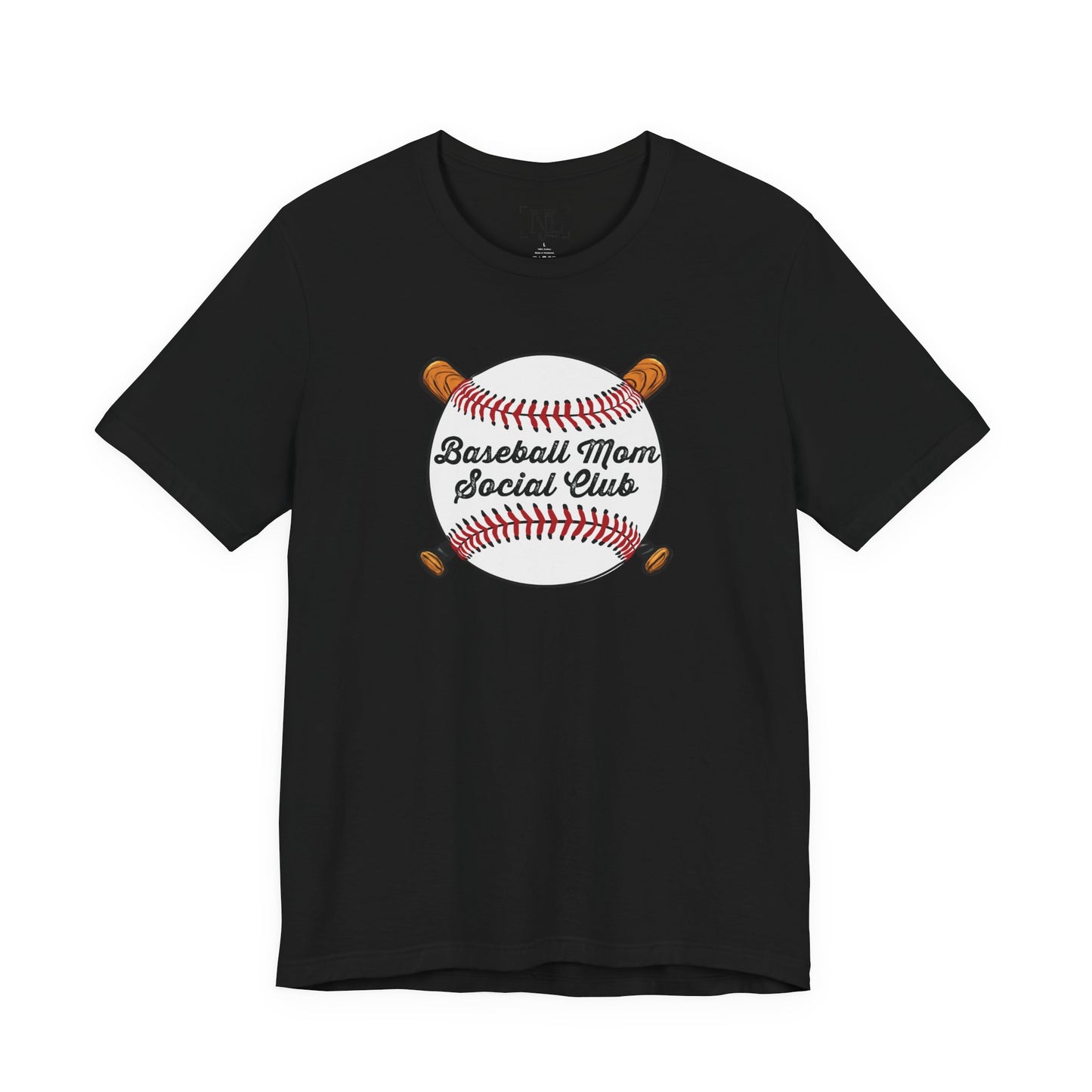 Baseball Mom Social Club Tee — Women’s Baseball Mom T-Shirt