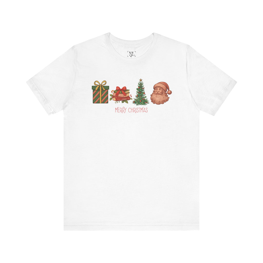 Vintage Christmas Icons - Short Sleeve Tee