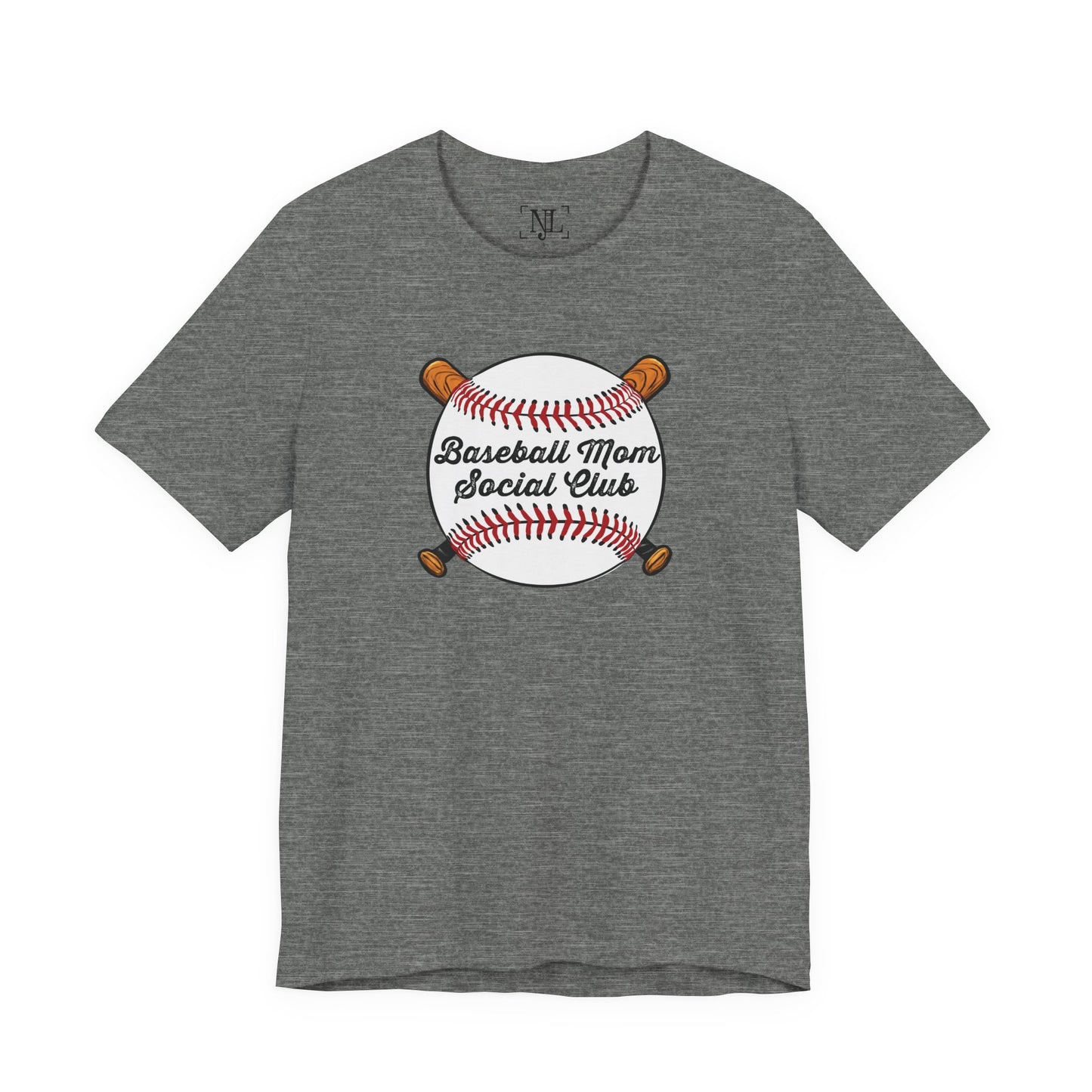Baseball Mom Social Club Tee — Women’s Baseball Mom T-Shirt