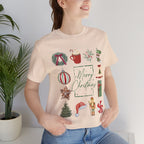 Vintage Merry Christmas - Short Sleeve Tee