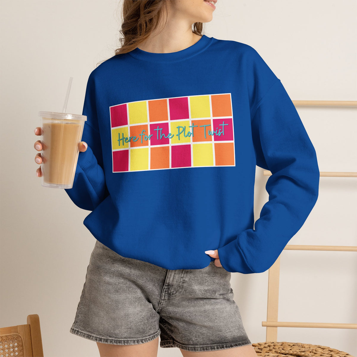 Here for the Plot Twist - Bookish Villa Inspired Sweatshirt