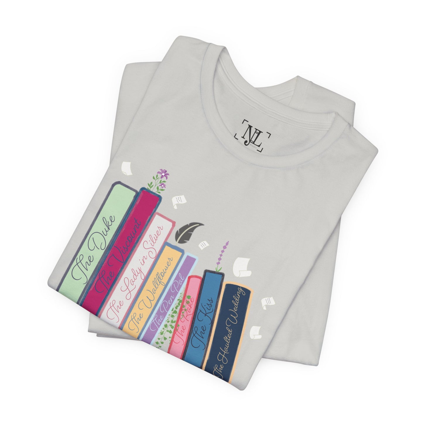 Dearest Gentle Reader Book Stack - Regency Romance Inspired Tee