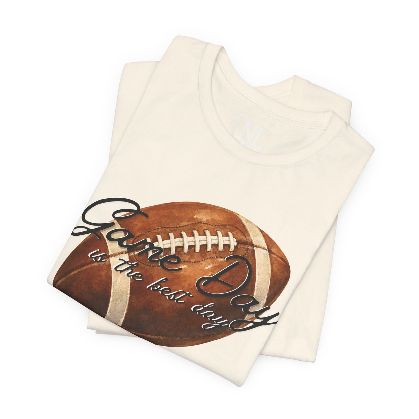 Game Day Football Tee — "Game Day is the best day" Vintage Football Shirt