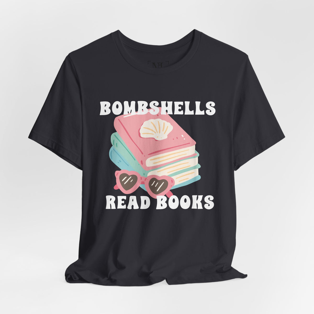Bombshells Read Books - Bookish Villa Inspired Tee (White Text)