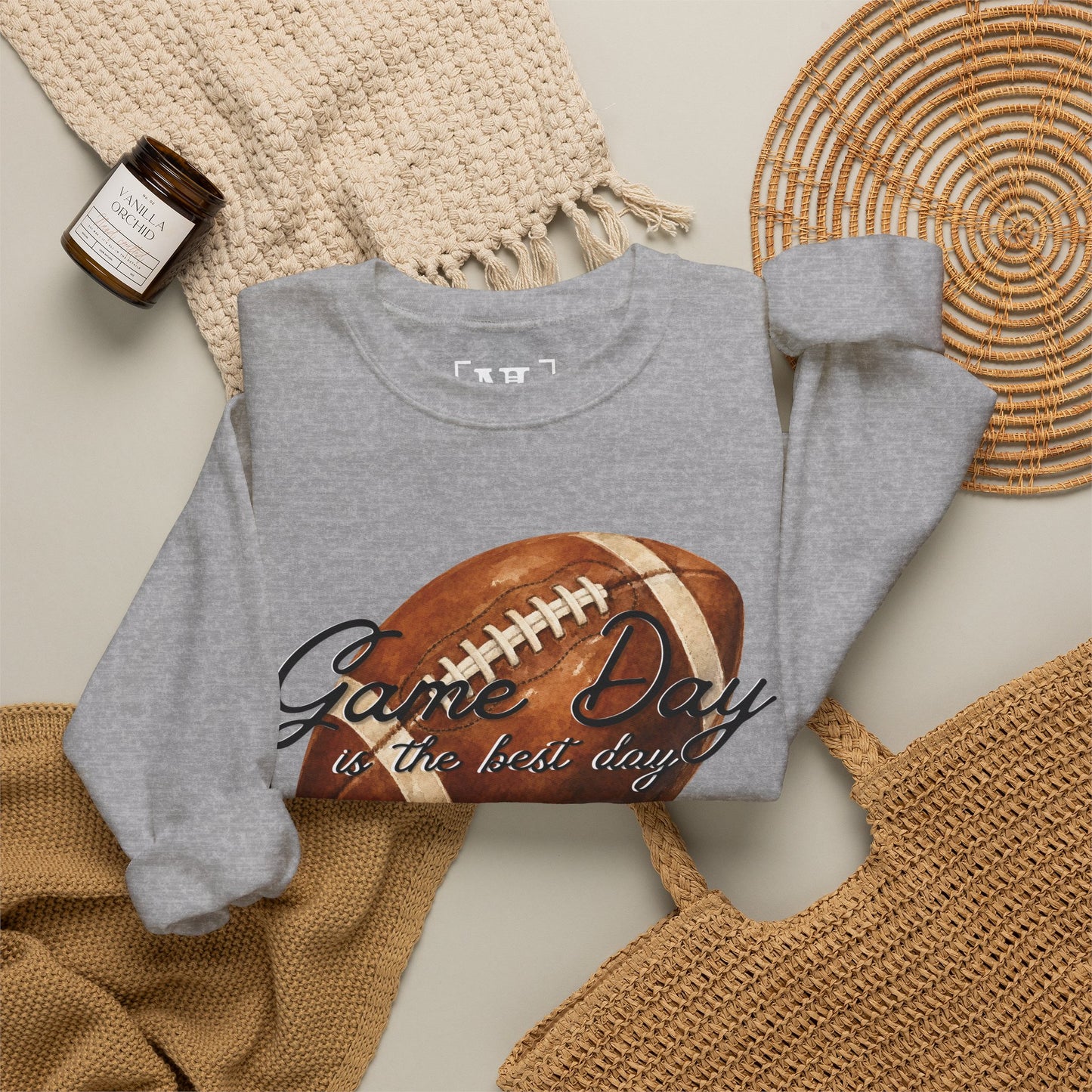 Game Day Is The Best Day Football Crewneck Sweatshirt