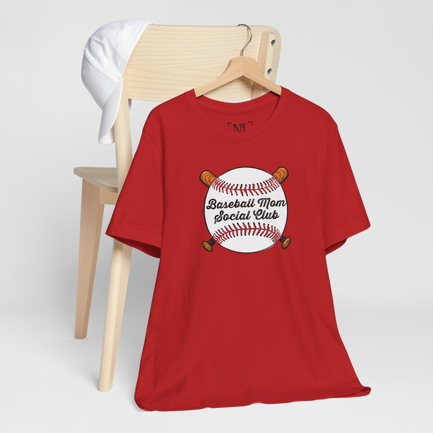 Baseball Mom Social Club Tee — Women’s Baseball Mom T-Shirt