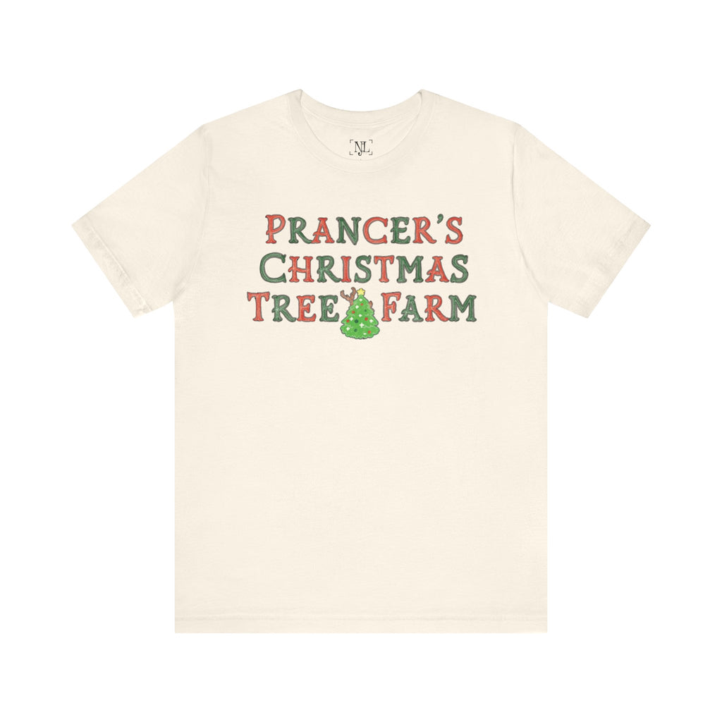 Prancer's Christmas Tree Farm Tee