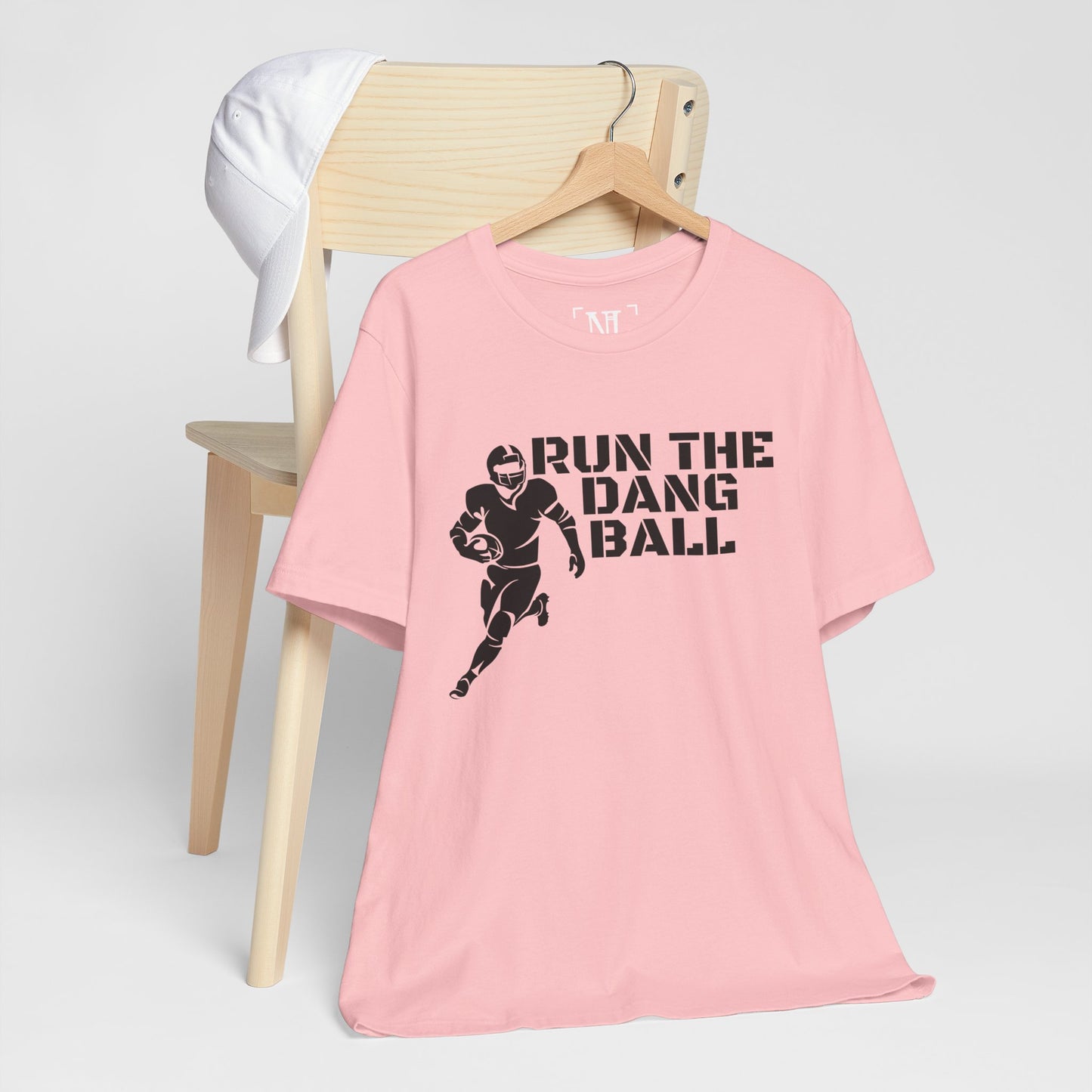 Run the Dang Ball T-Shirt — Football Player Graphic Tee