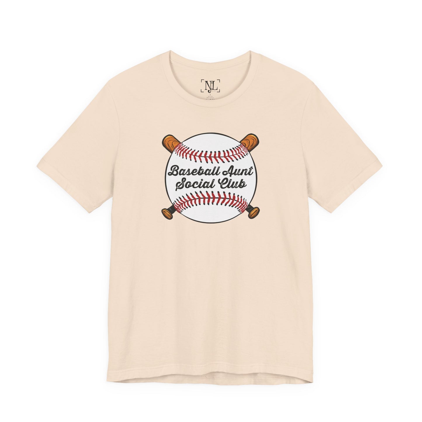 Baseball Aunt Social Club Tee — Women’s Baseball T-Shirt