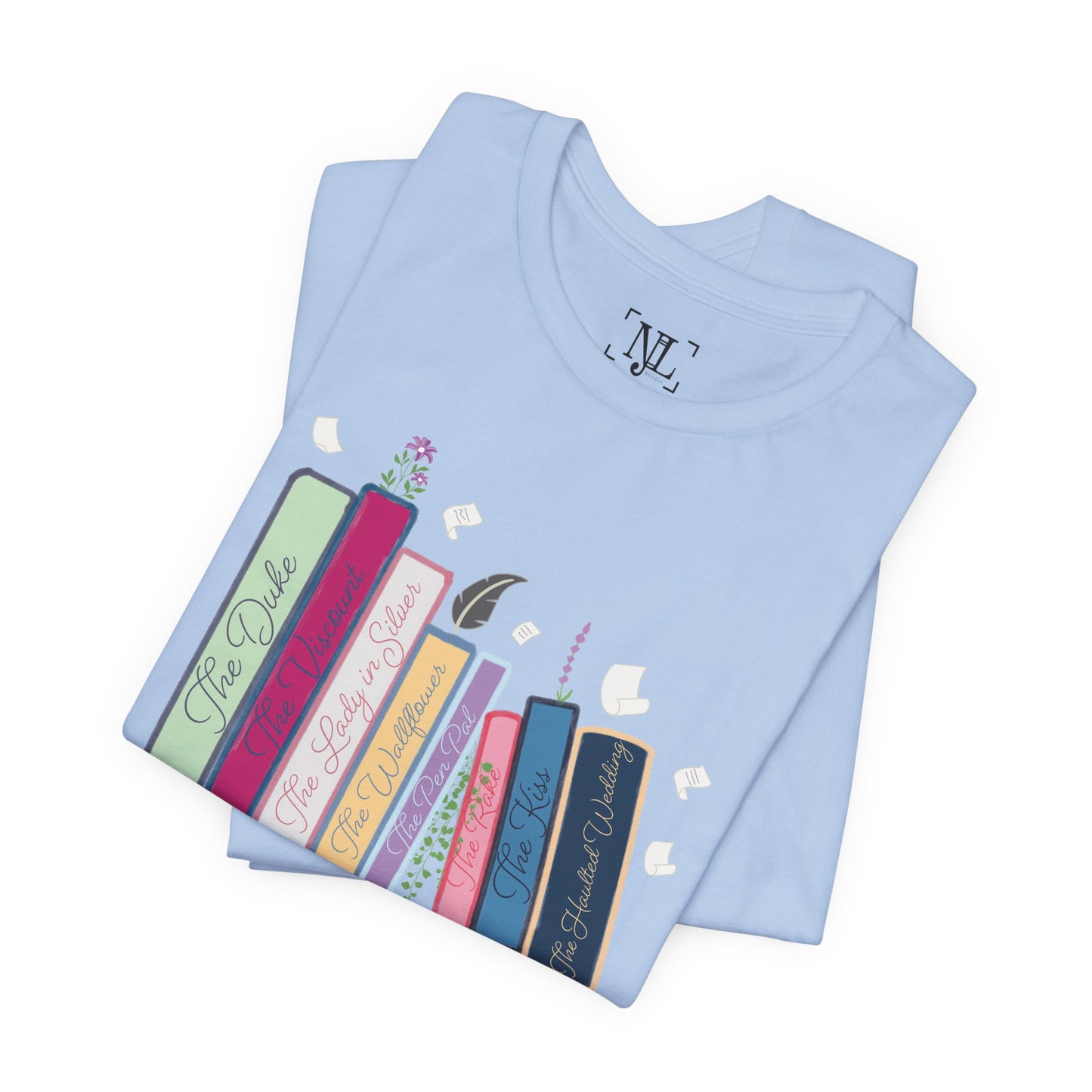 Dearest Gentle Reader Book Stack - Regency Romance Inspired Tee