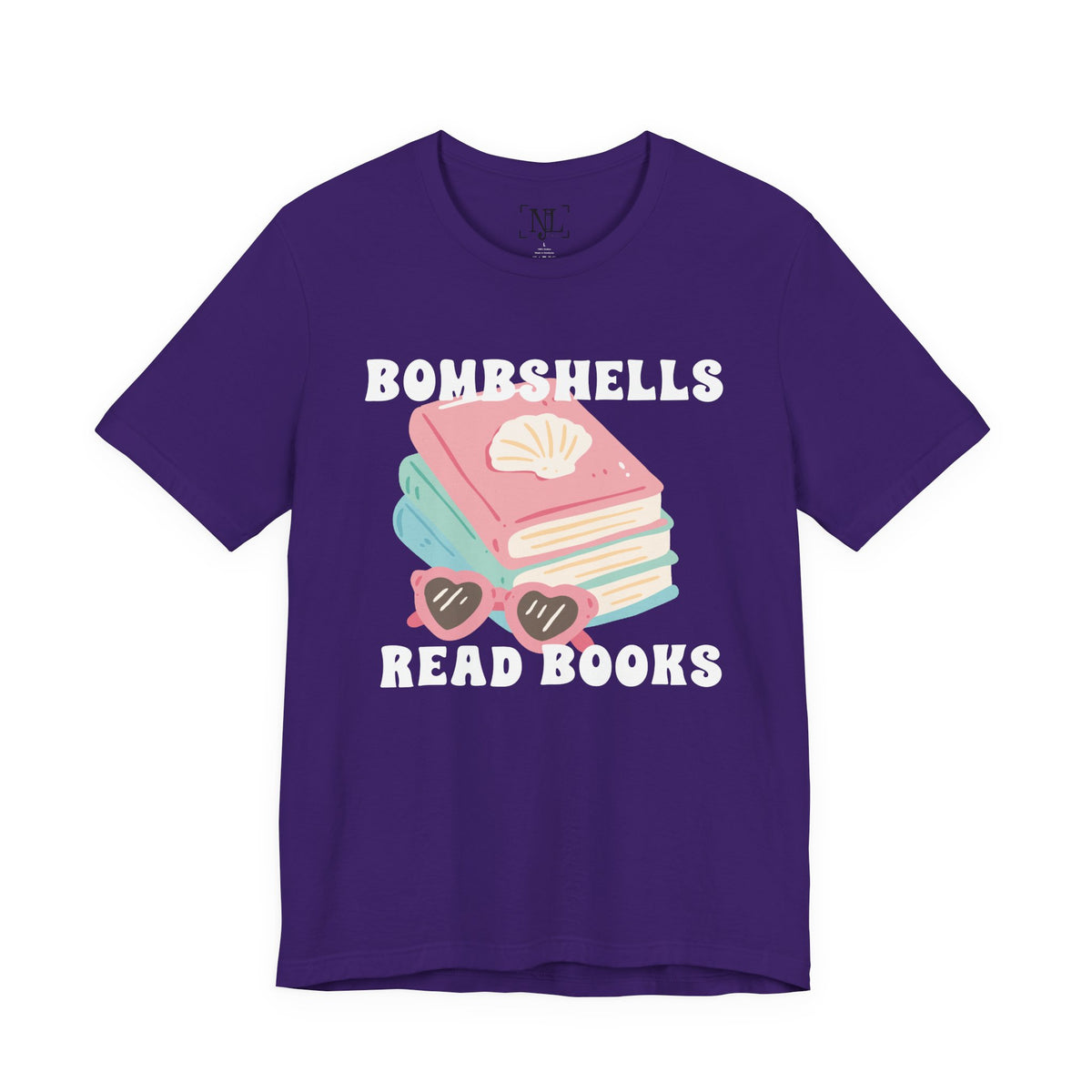Bombshells Read Books - Bookish Villa Inspired Tee (White Text)