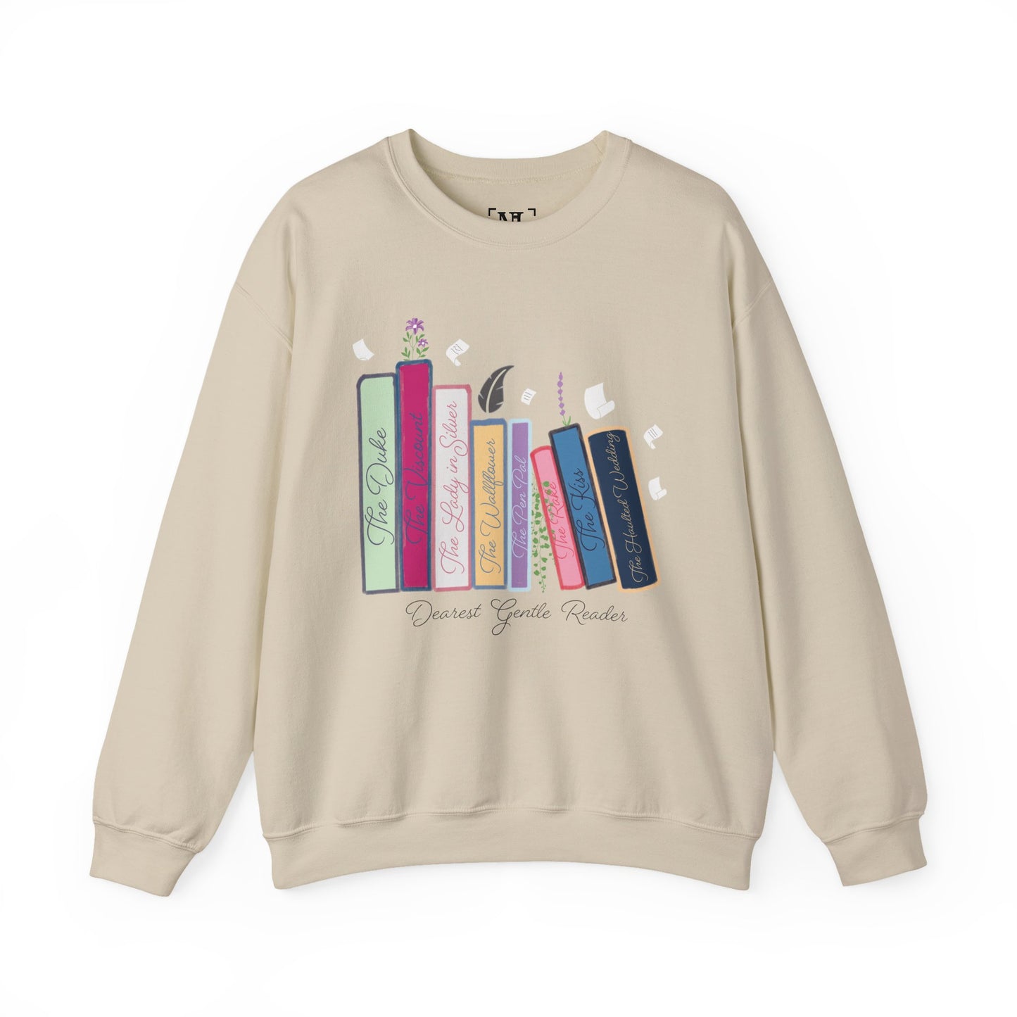 Dearest Gentle Reader Book Stack - Regency Romance Inspired Sweatshirt