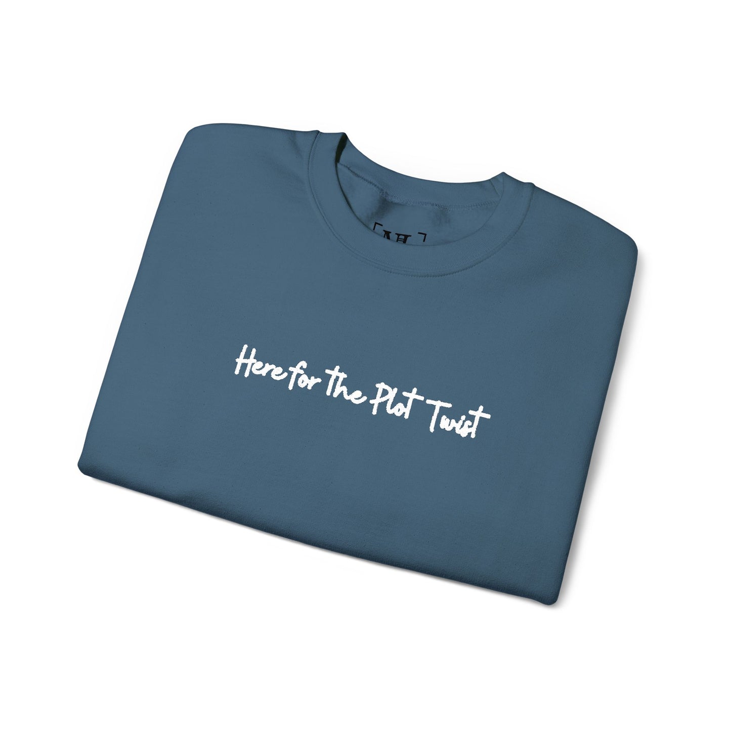 Here for the Plot Twist - Bookish Villa Inspired Embroidered Sweatshirt