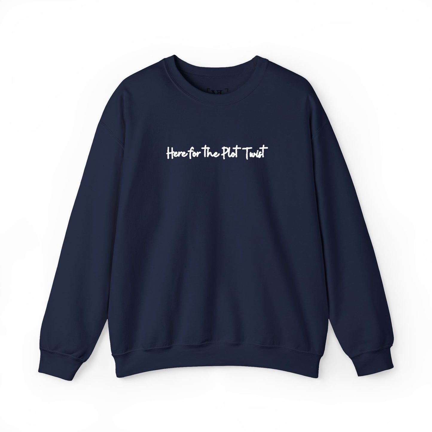 Here for the Plot Twist - Bookish Villa Inspired Embroidered Sweatshirt