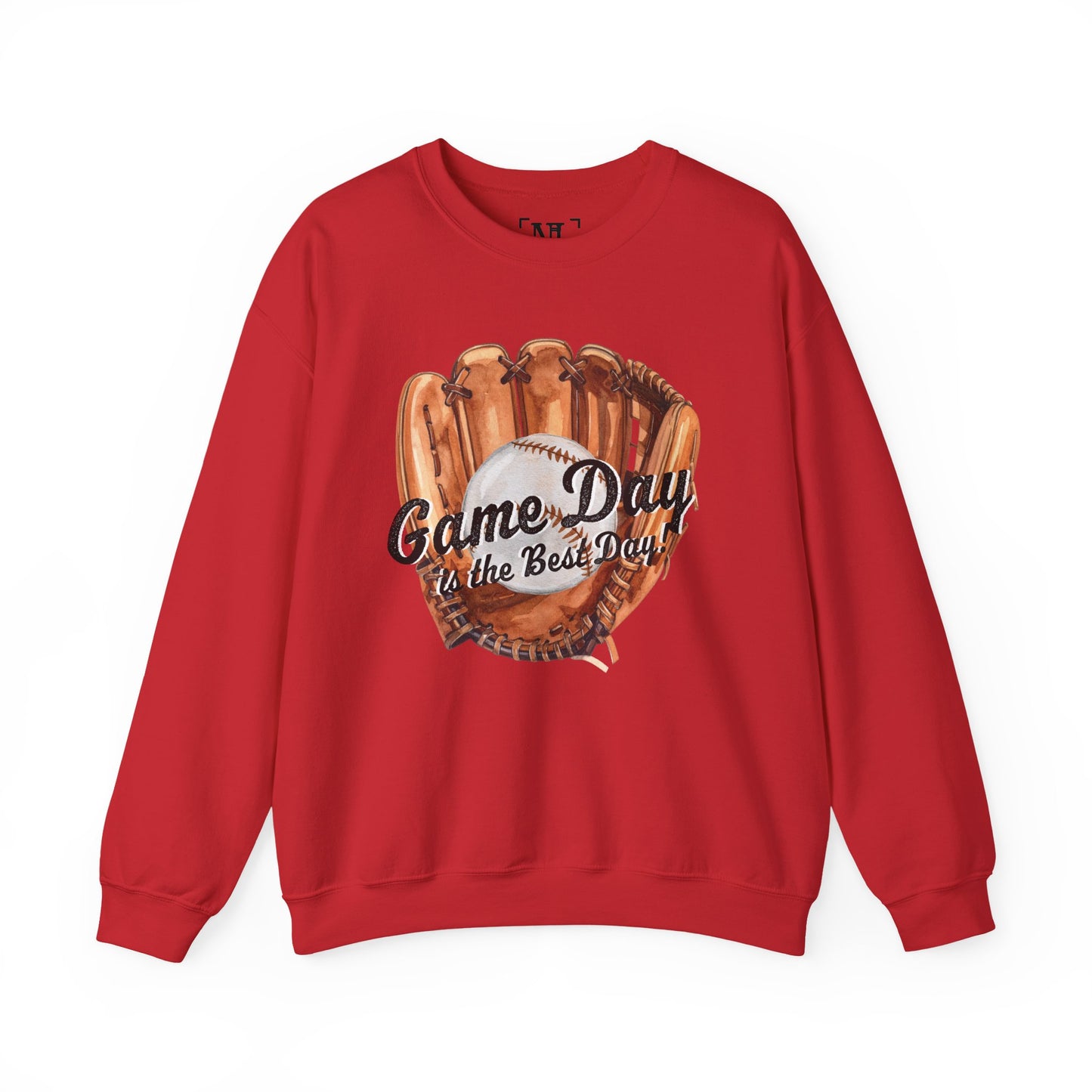 Game Day Baseball Sweatshirt — "Game Day is the Best Day" Crewneck