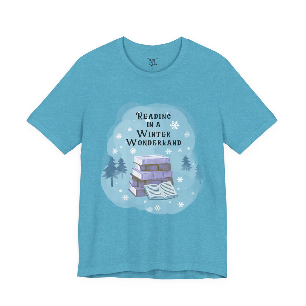 Reading in a Winter Wonderland Short Sleeve Tee