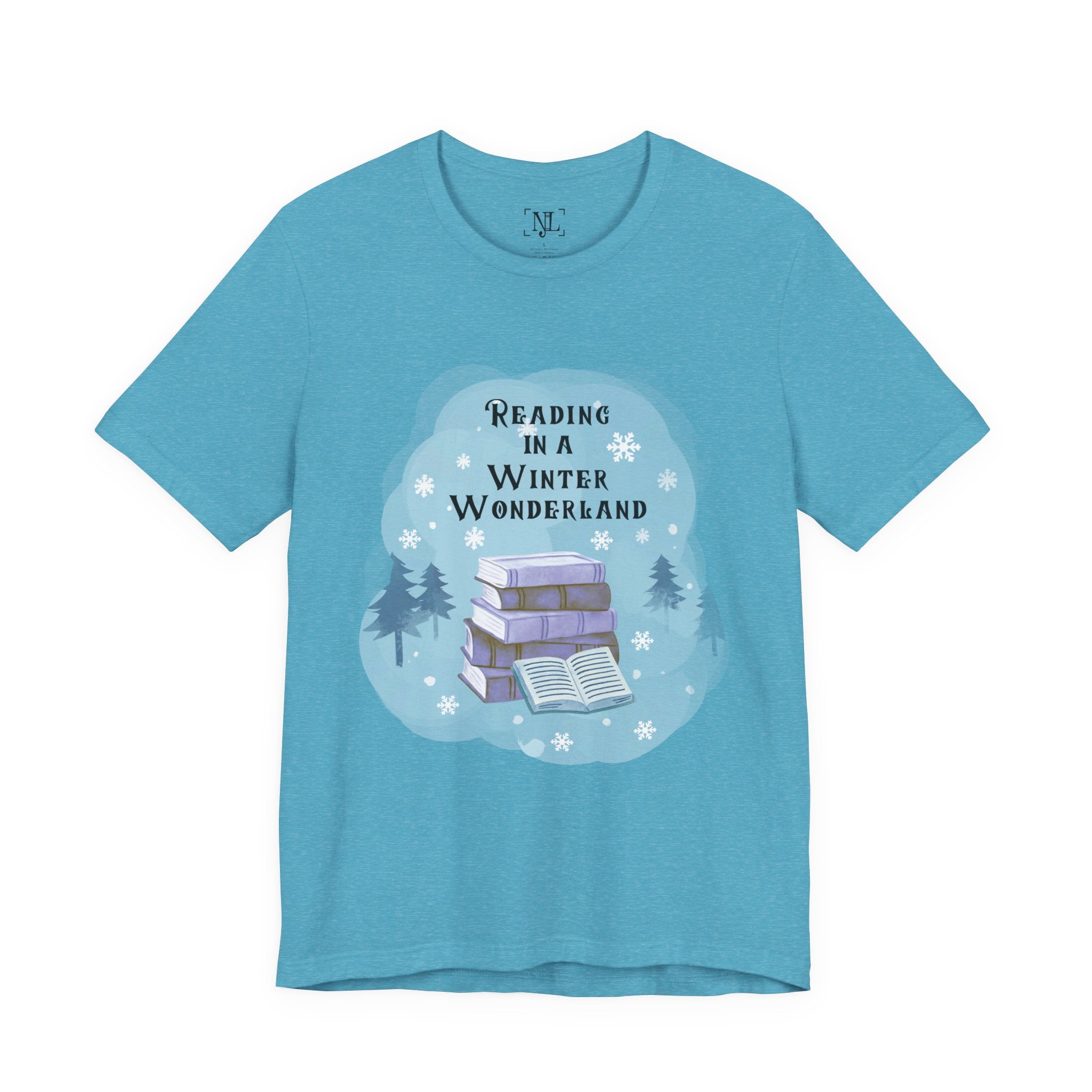 Reading in a Winter Wonderland Short Sleeve Tee