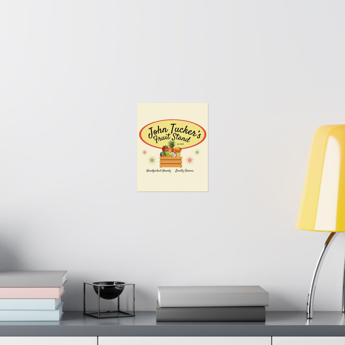 John Tucker's Fruit Stand - Hockey Romance Inspired Wall Art