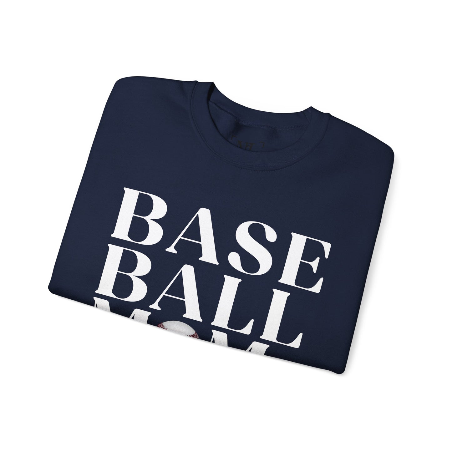 Baseball Mom Crewneck Sweatshirt - Baseball Graphic Pullover for Moms