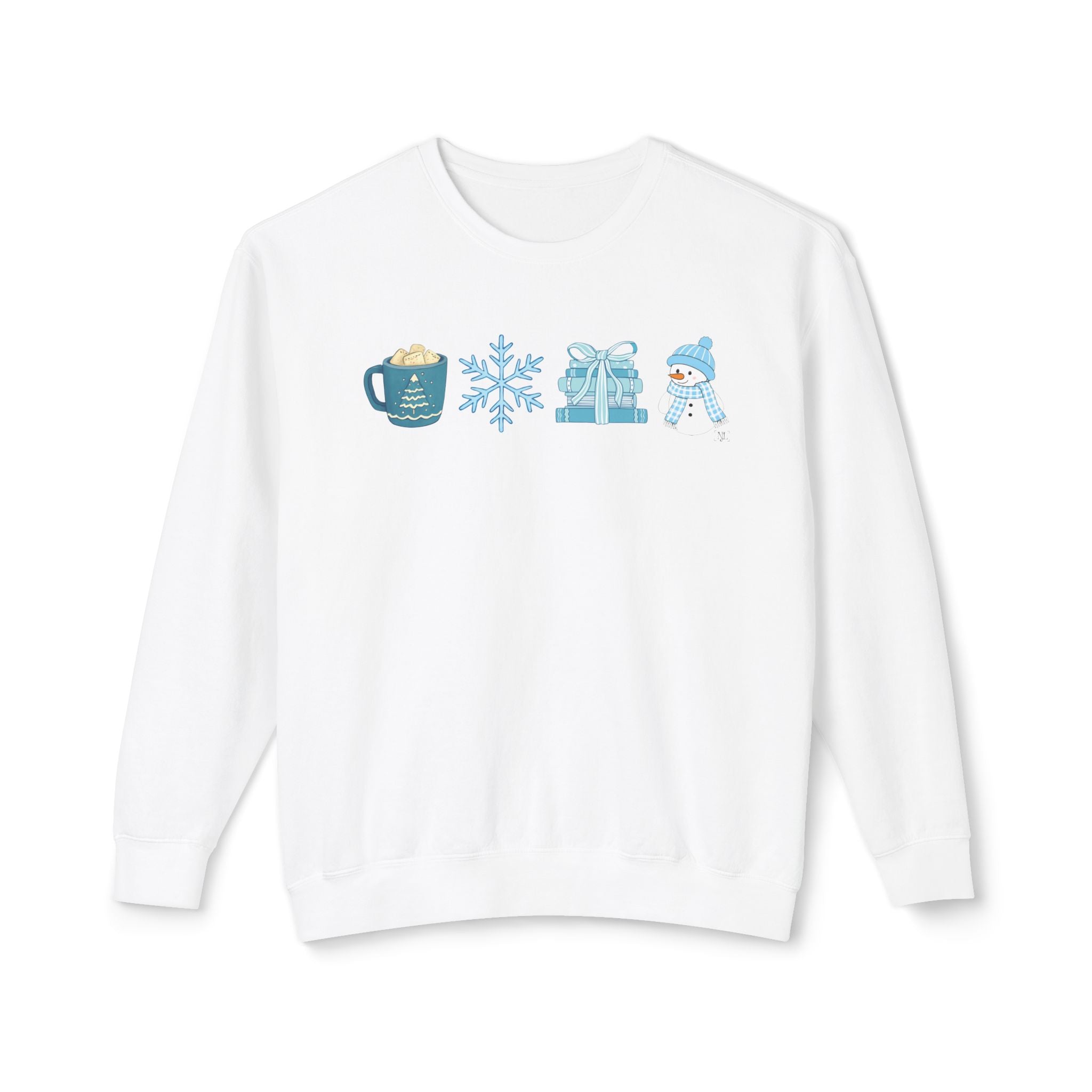 Cozy Winter Icons - Crewneck Sweatshirt