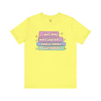 Book Lover Tee — "Just One More Chapter Unless There’s A Cliffhanger" Pastel Graphic