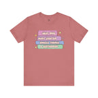 Book Lover Tee — "Just One More Chapter Unless There’s A Cliffhanger" Pastel Graphic