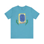 Book Lover's Short Sleeve Tee — “I like to read very much. Perhaps too much.” Graphic