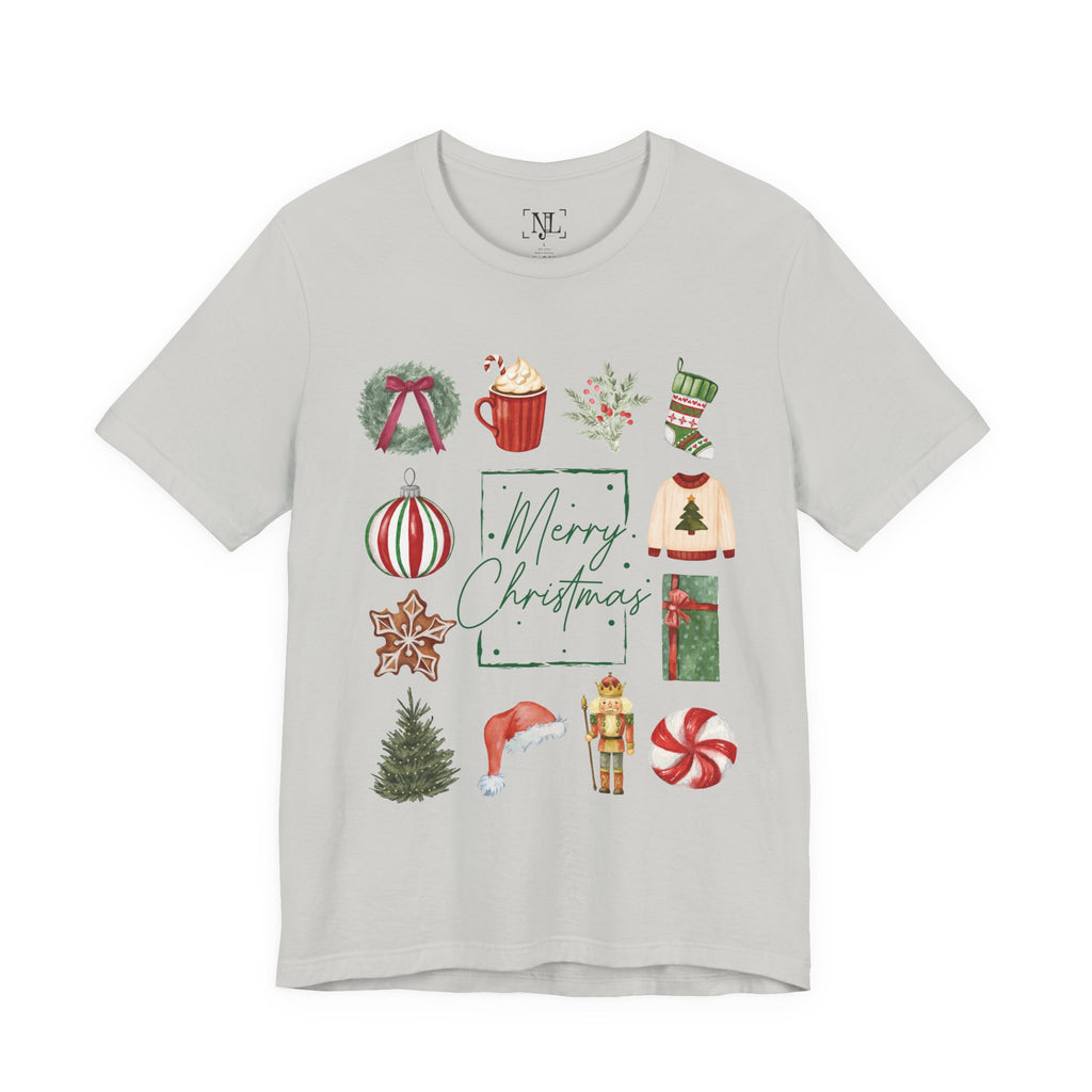 Vintage Merry Christmas - Short Sleeve Tee
