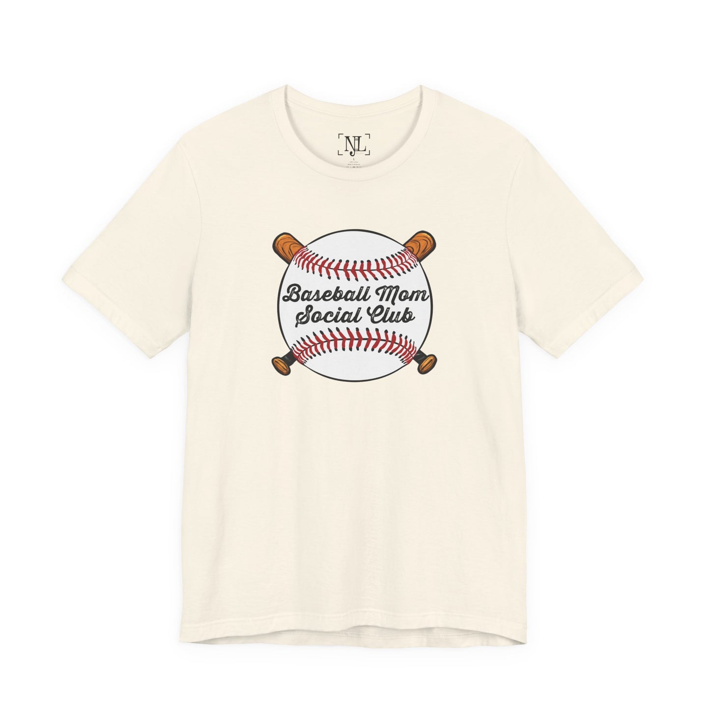 Baseball Mom Social Club Tee — Women’s Baseball Mom T-Shirt