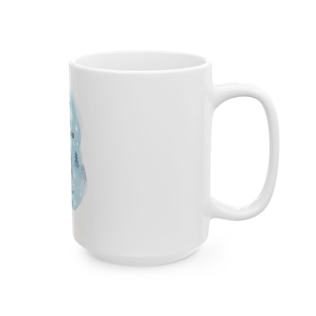 Reading in a Winter Wonderland Ceramic Mug (11oz/15oz)