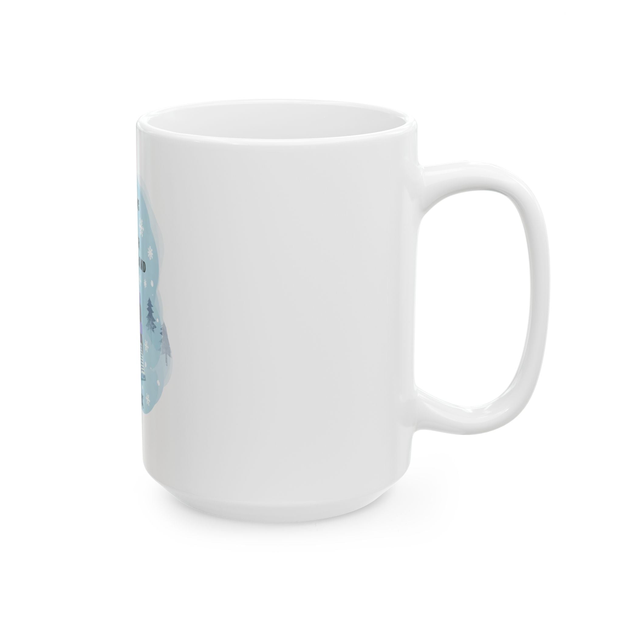 Reading in a Winter Wonderland Ceramic Mug (11oz/15oz)