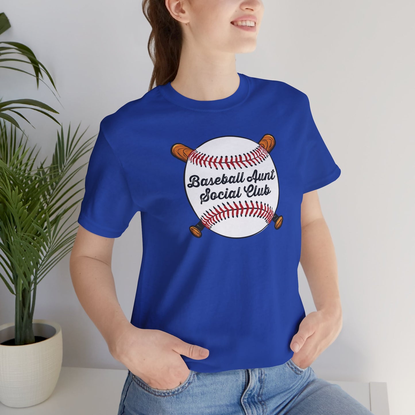 Baseball Aunt Social Club Tee — Women’s Baseball T-Shirt