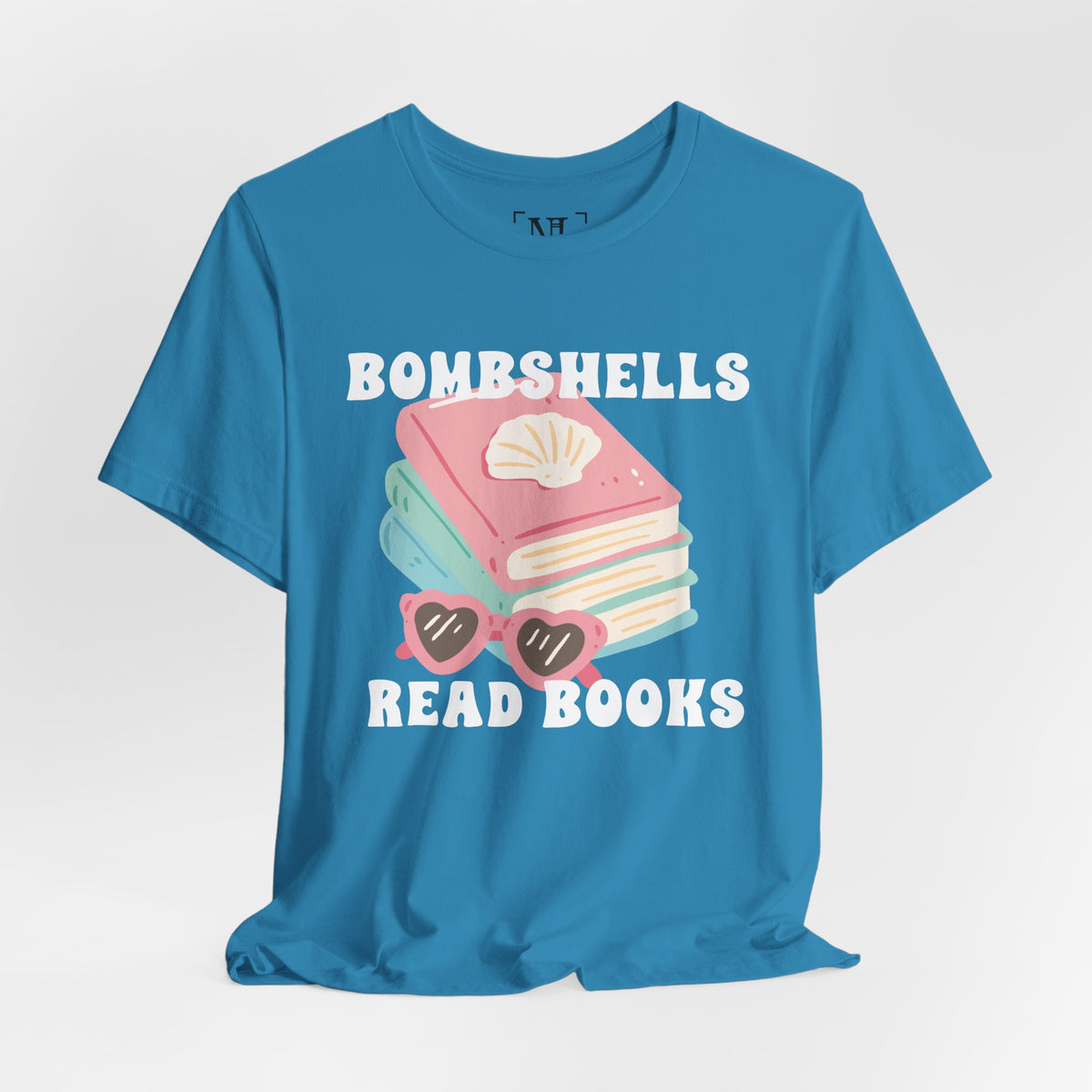 Bombshells Read Books - Bookish Villa Inspired Tee (White Text)