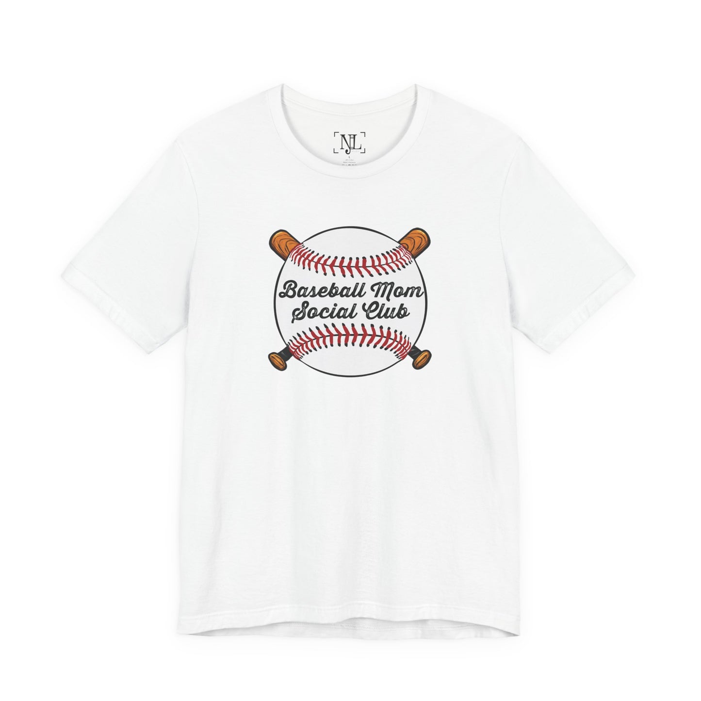Baseball Mom Social Club Tee — Women’s Baseball Mom T-Shirt