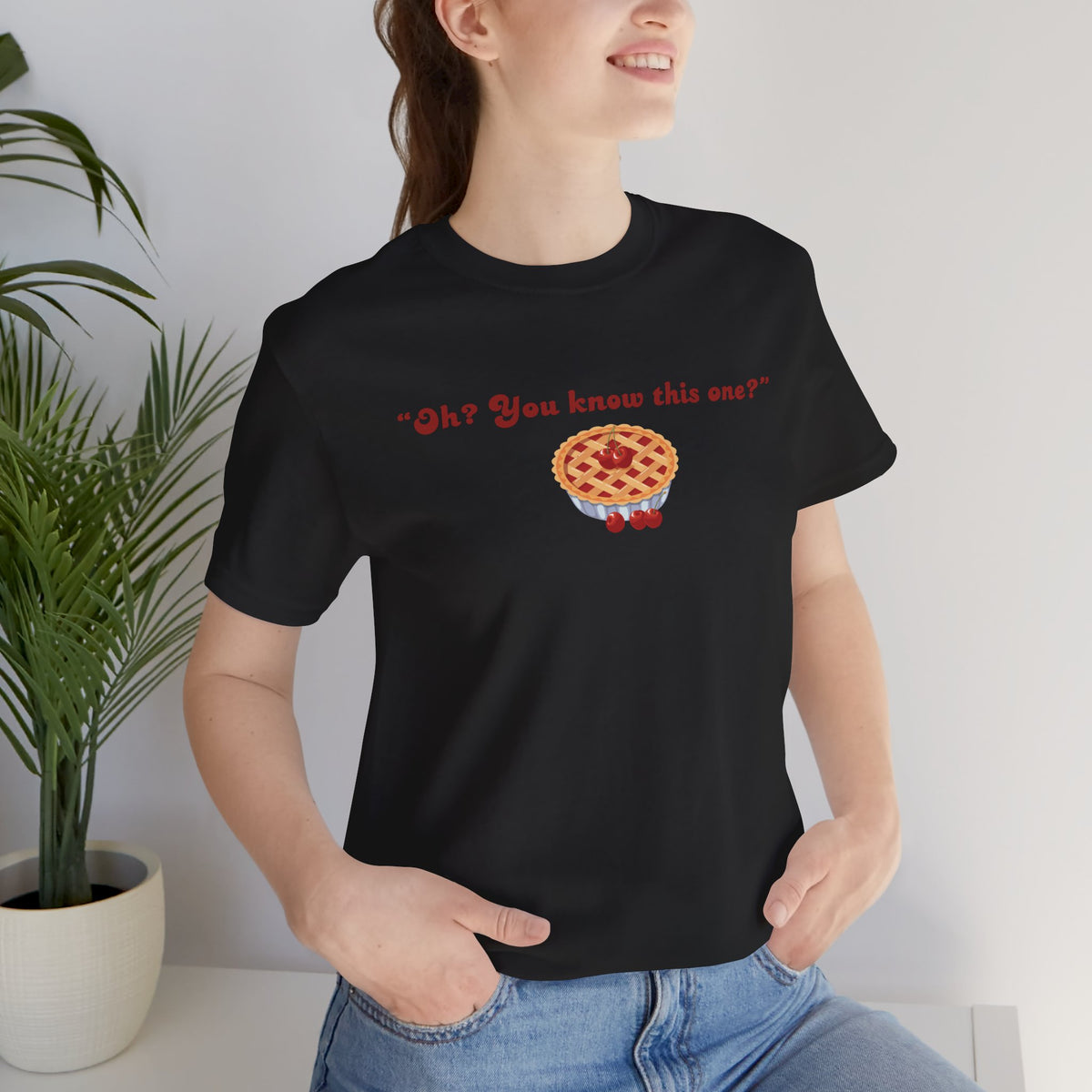 "Oh? You know this one?" Cherry Pie - Hockey Romance Inspired Tee