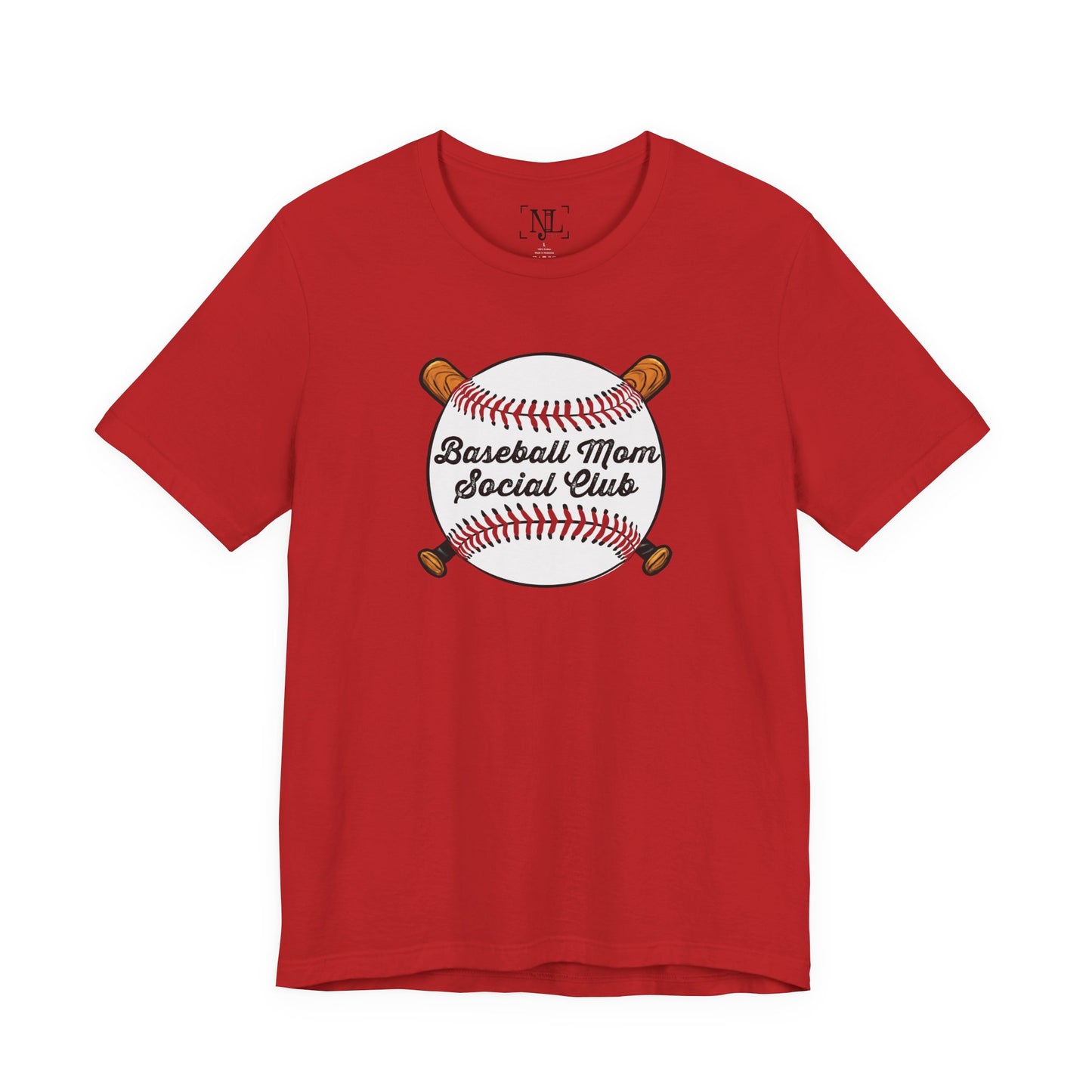 Baseball Mom Social Club Tee — Women’s Baseball Mom T-Shirt