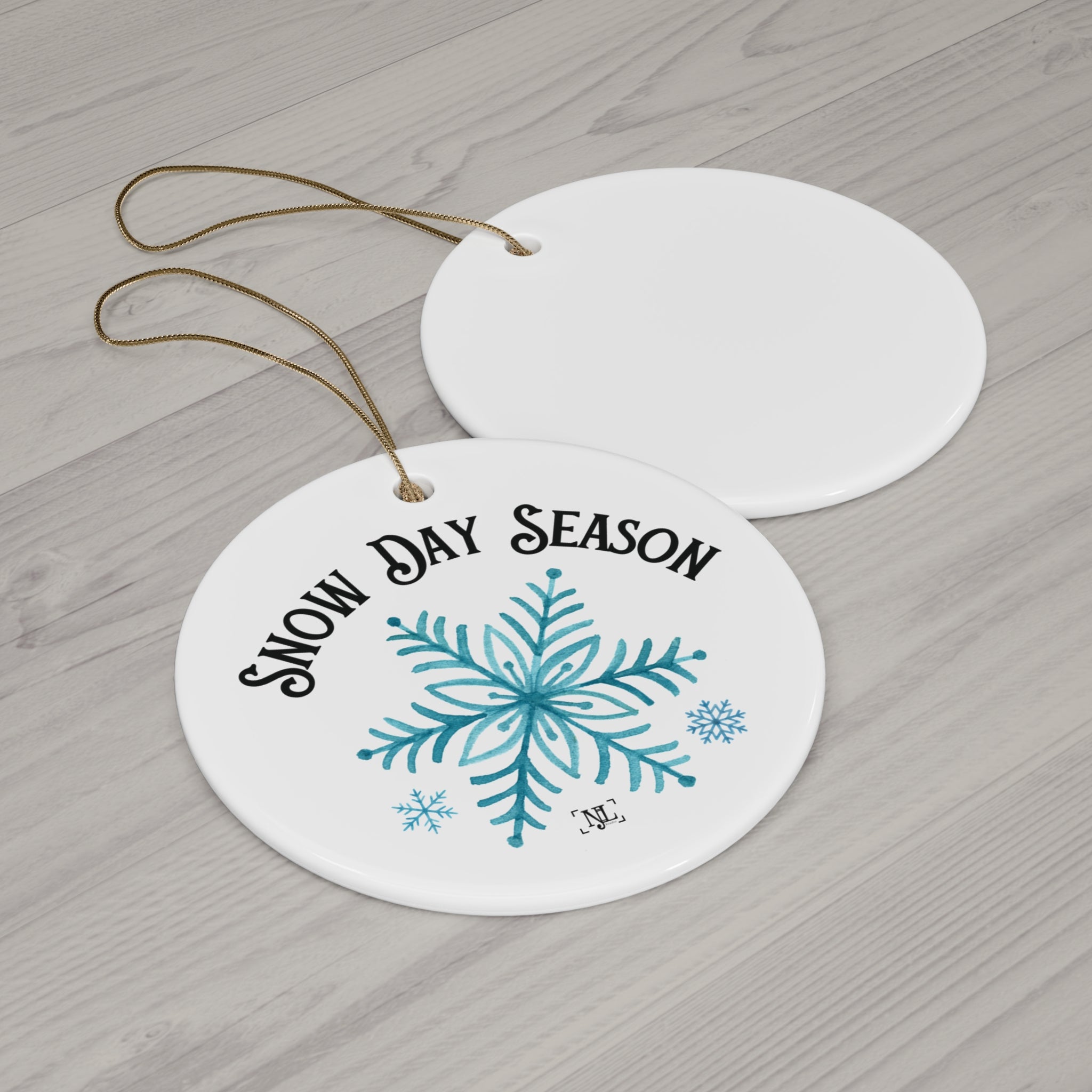 Snow Day Season - Ceramic Ornament