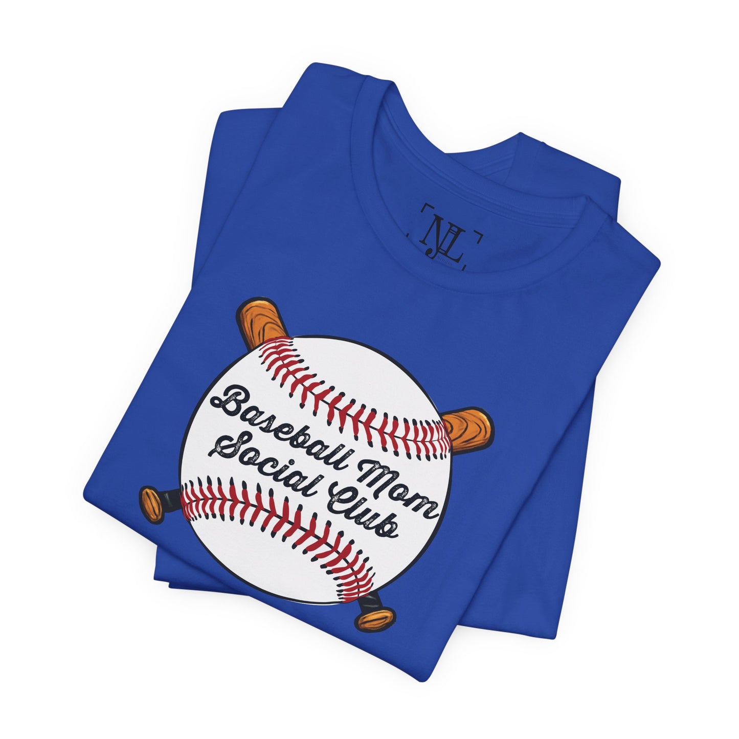 Baseball Mom Social Club Tee — Women’s Baseball Mom T-Shirt