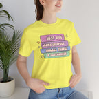 Book Lover Tee — "Just One More Chapter Unless There’s A Cliffhanger" Pastel Graphic