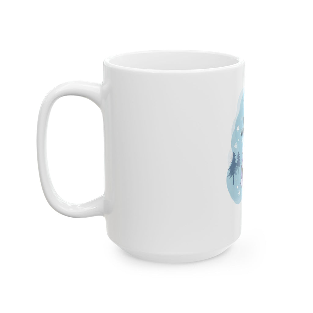 Reading in a Winter Wonderland Ceramic Mug (11oz/15oz)