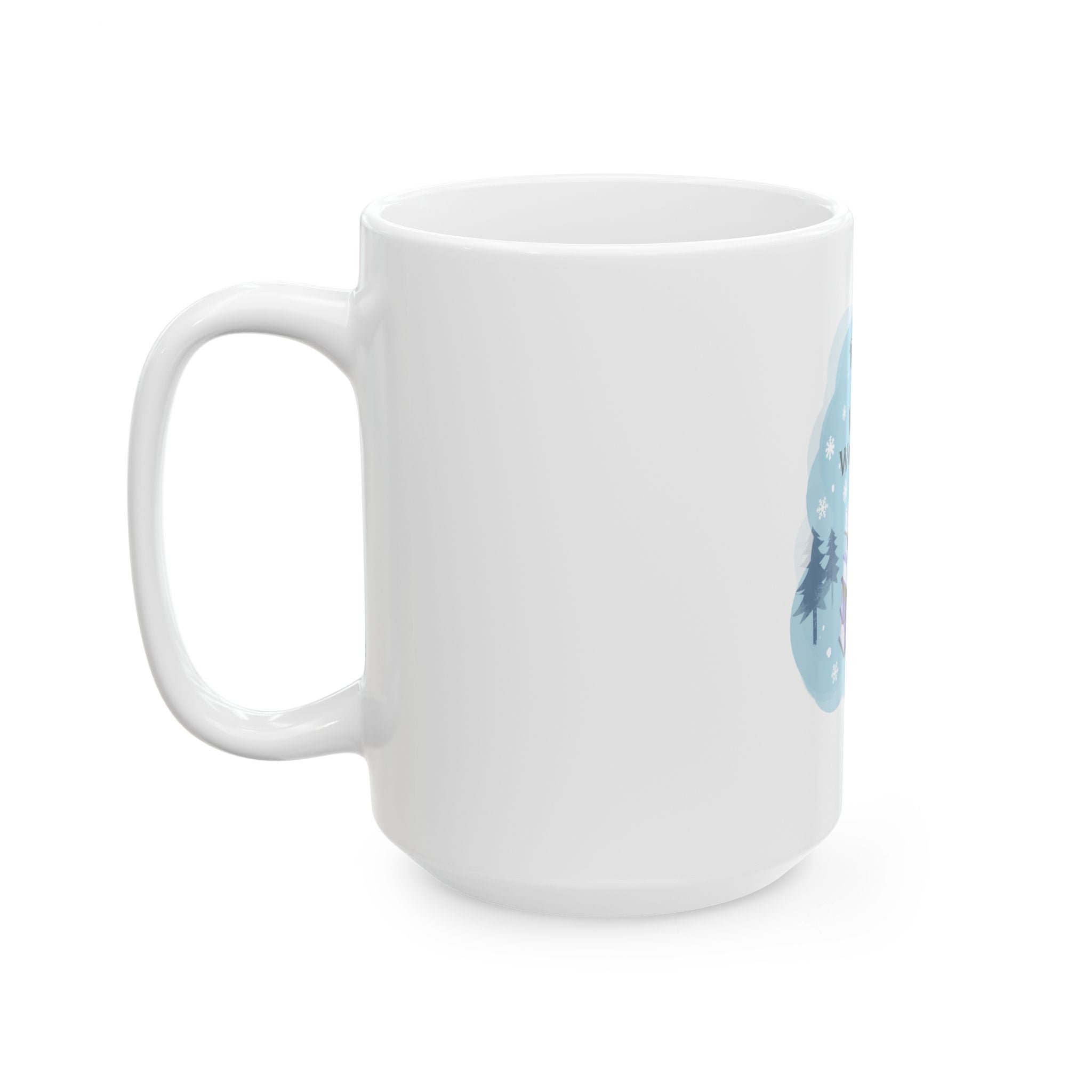 Reading in a Winter Wonderland Ceramic Mug (11oz/15oz)