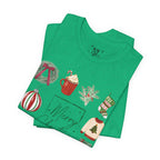 Vintage Merry Christmas - Short Sleeve Tee