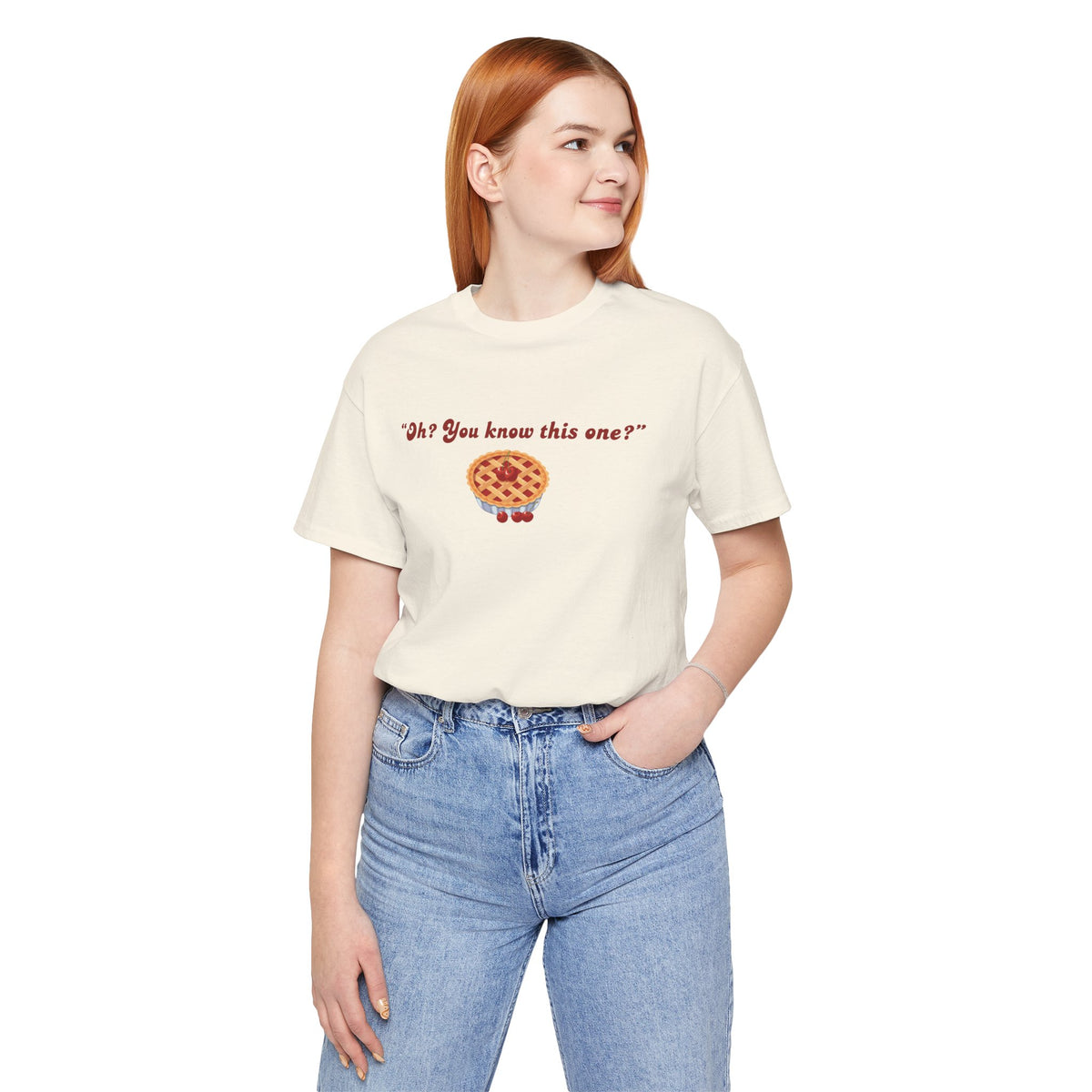 "Oh? You know this one?" Cherry Pie - Hockey Romance Inspired Tee