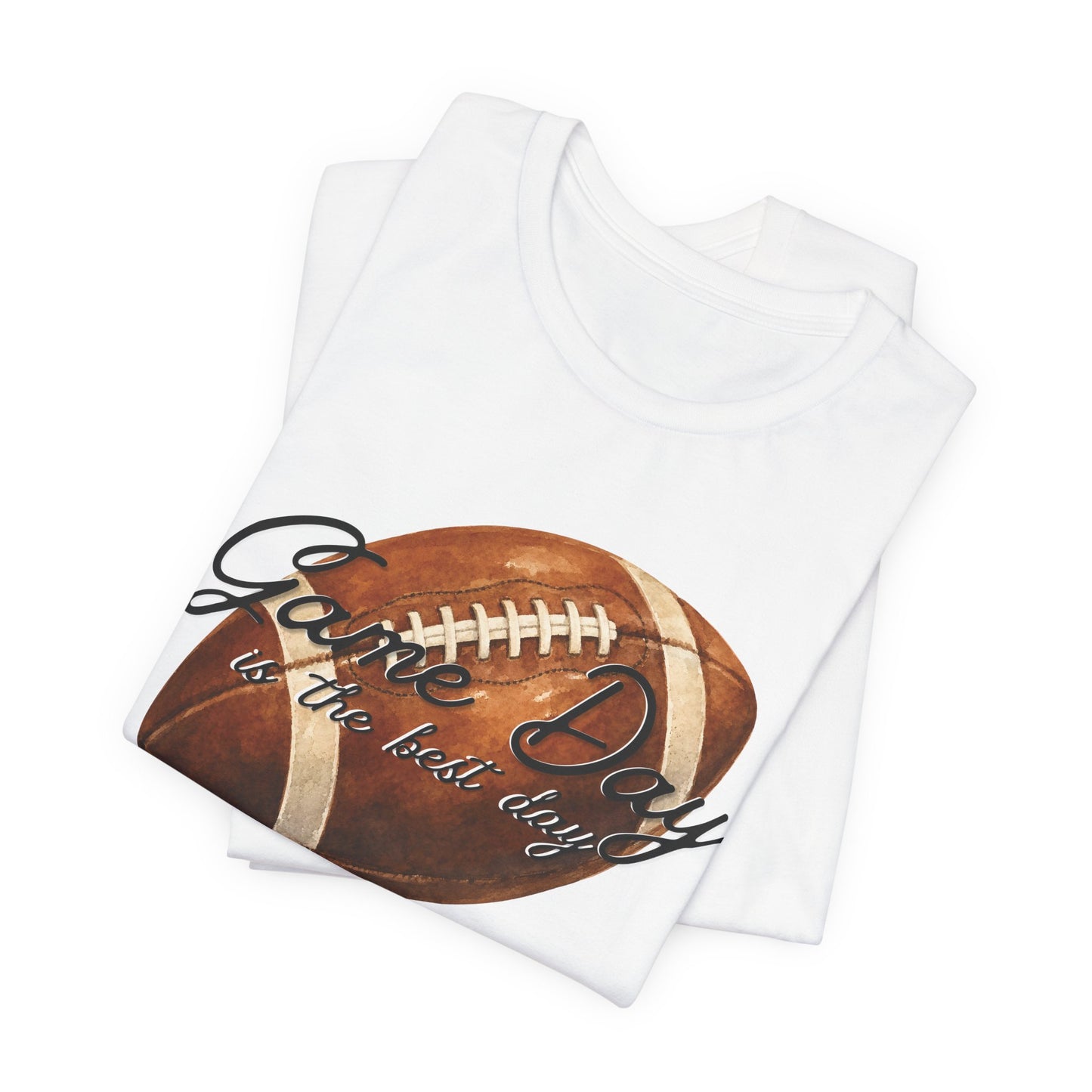 Game Day Football Tee — "Game Day is the best day" Vintage Football Shirt